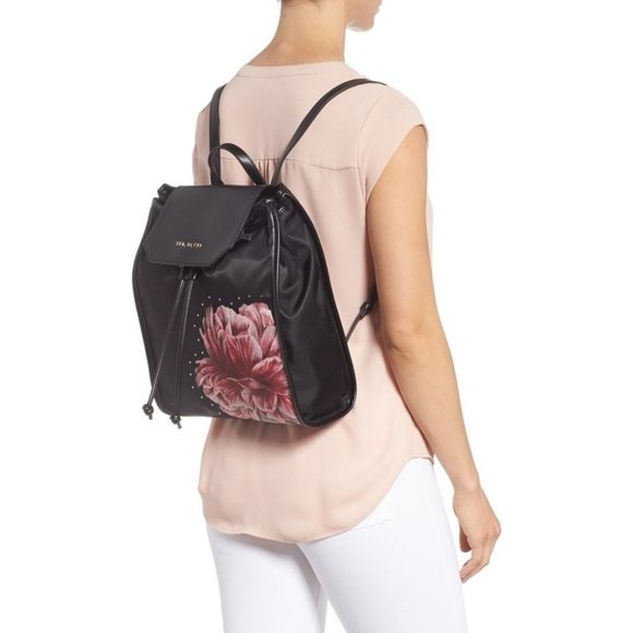 Ted Baker Iberiis Floral Tranquility Print Backpack - Picture 2 of 11